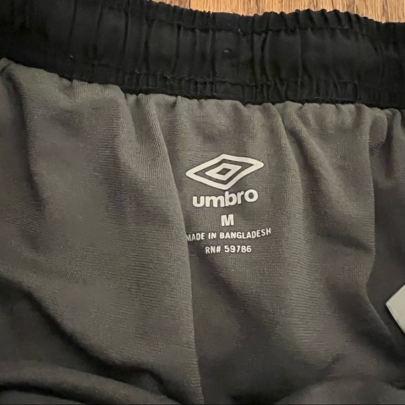 Umbro Black & Grey Running Short - Picture 5 of 7